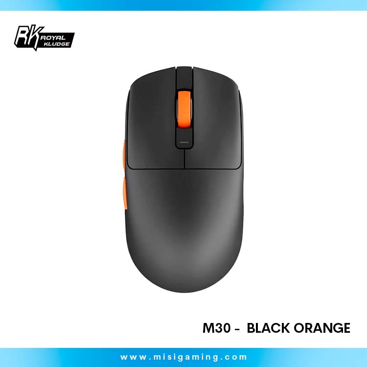 Mouse Royal Kludge M30 Inalambrico BLACK ORANGE