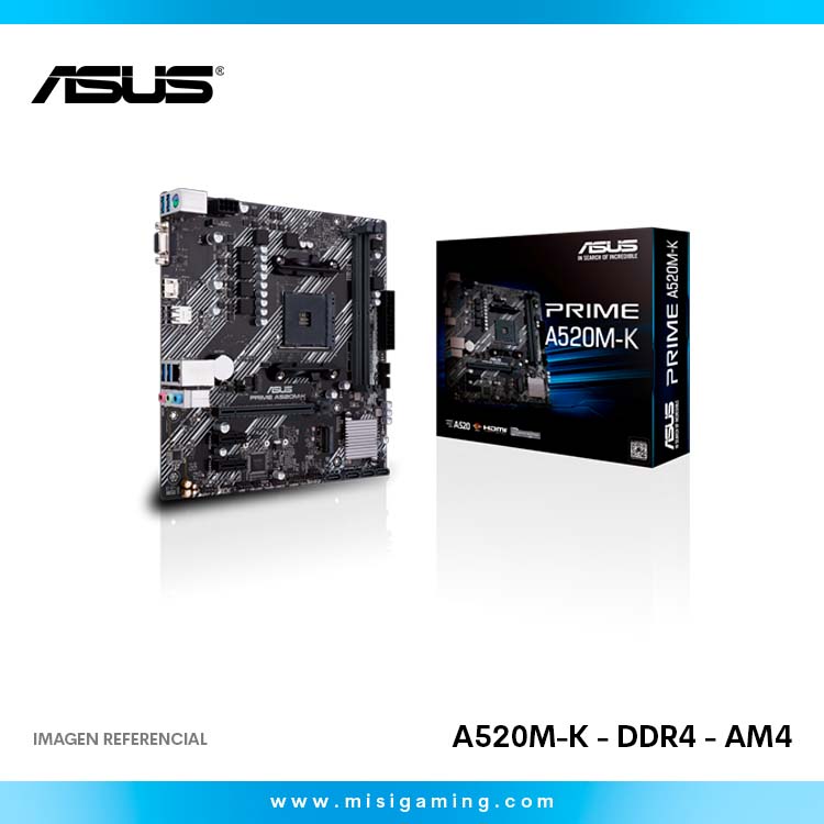 Motherboard Asus Prime A520M-K - Ddr4 - AM4