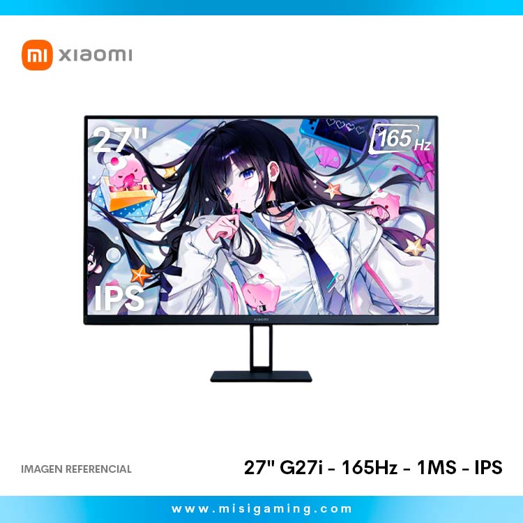 Monitor Xiaomi 27" G27i - 165Hz - 1ms - IPS - FHD