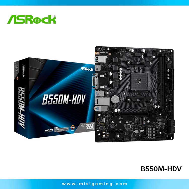 Motherboard Asrock B550M-HDV - Ddr4 - AM4