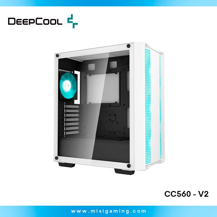 Case DeepCool CC560 V2 - Sin fuente - White