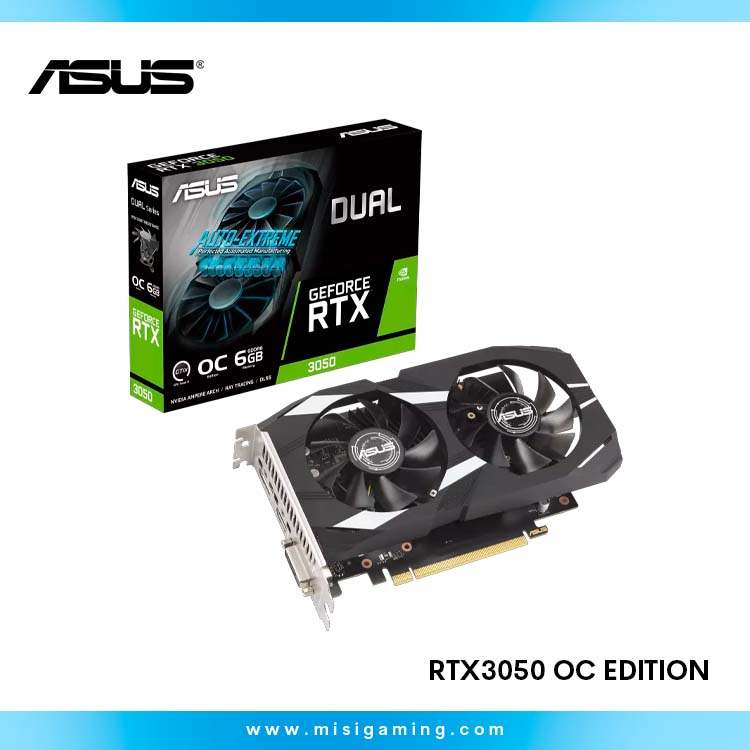 Tarjeta De Video Asus Dual GeForce RTX 3050 OC Edition 6GB