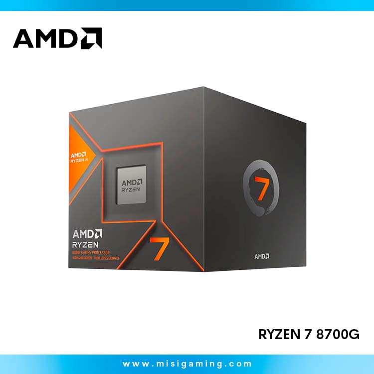 Procesador AMD Ryzen 7 8700G 4.20 / 5.10 GHz, 16MB L3 Cache, 8-Cores