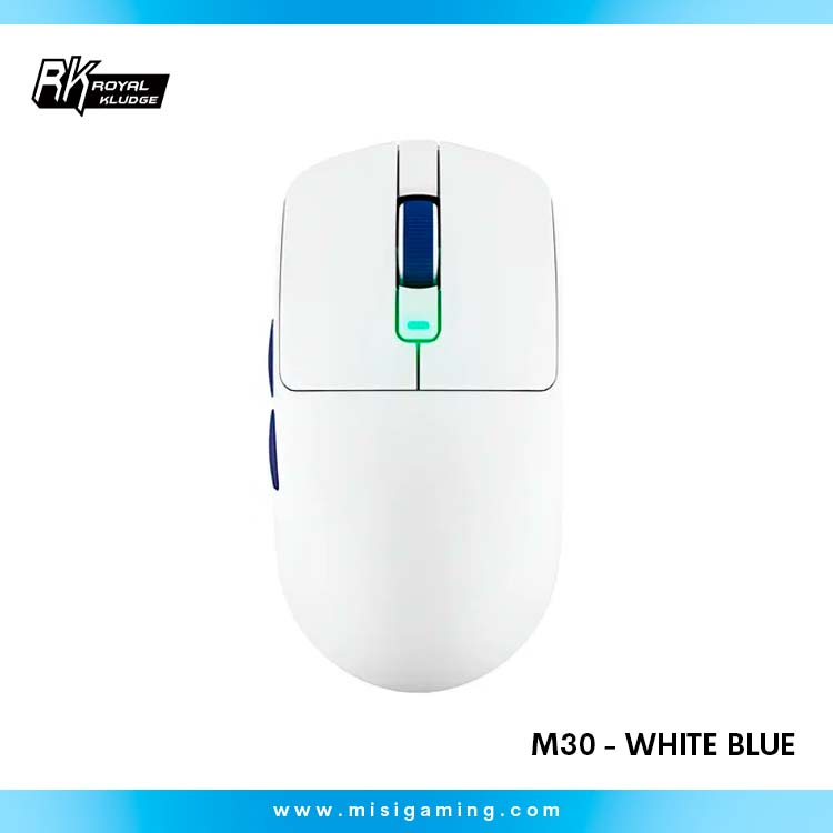 Mouse Royal Kludge M30 Inalambrico WHITE BLUE