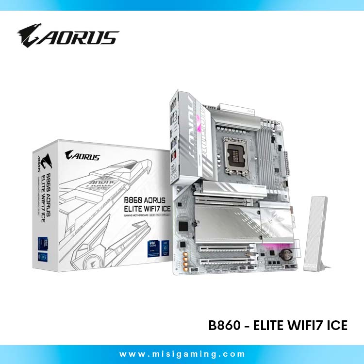 Motherboard B860 Aorus Elite Wifi7 Ice - Intel Ultra Series - Ddr5