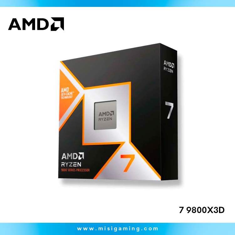 Procesador AMD Ryzen 7 9800X3D, 4.7GHz, 96MB L3, 8 Core, AM5, 4nm, 120W