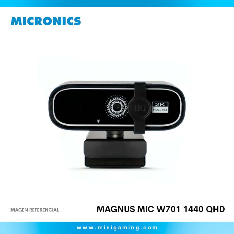 CAMARA WEB MICRONICS MAGNUS MIC W701 1440 QHD