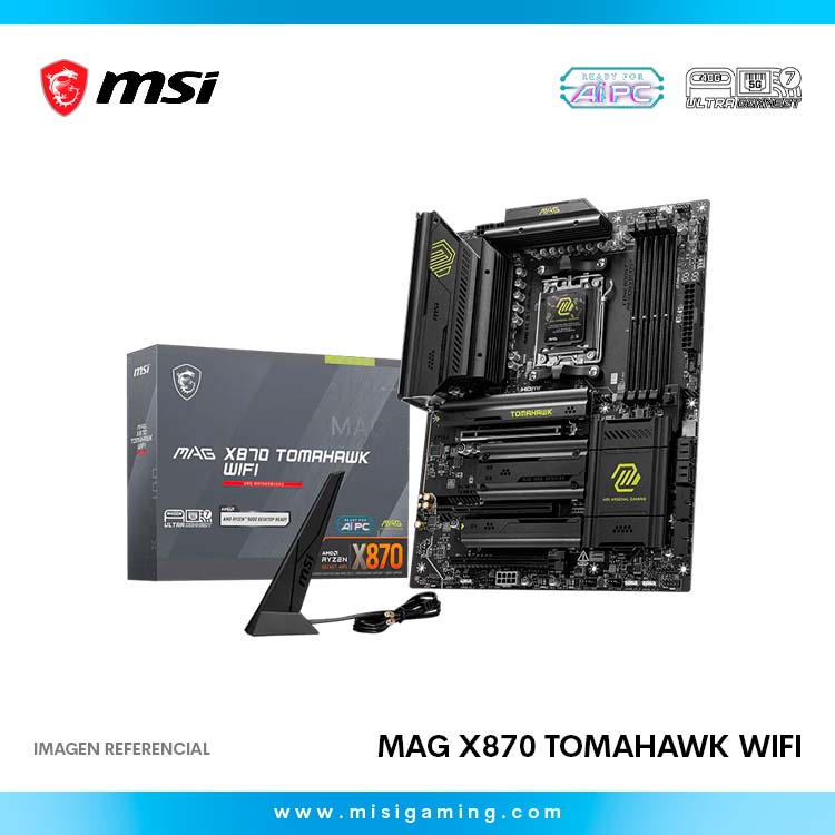 Motherboard Msi Mag X870 Tomahawk - Wifi 7 - Ddr5 - Am5 - Black