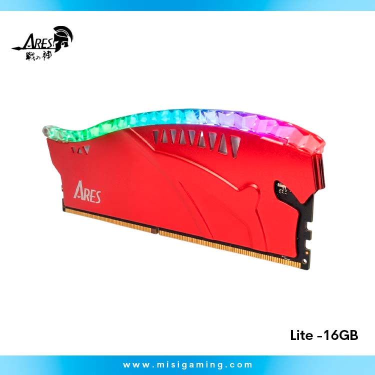 Memoria Ram Ares Armor Lite 16Gb - 5600Mhz - CL 40 - RGB - Red