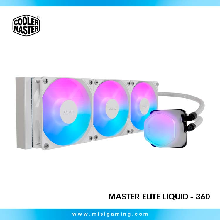 Refrigeracion Liquida Cooler Master Elite Liquid 360 - White