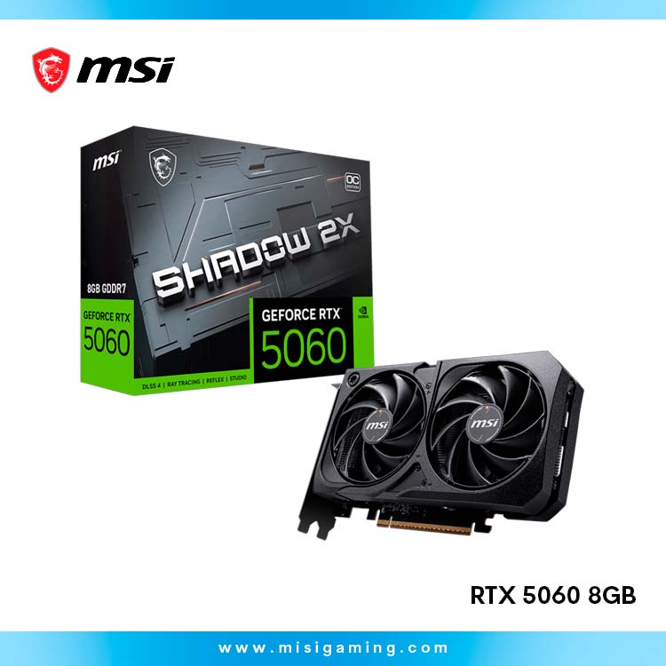 Tarjeta De Video Msi Shadow 2x Geforce Rtx 5060 8Gb