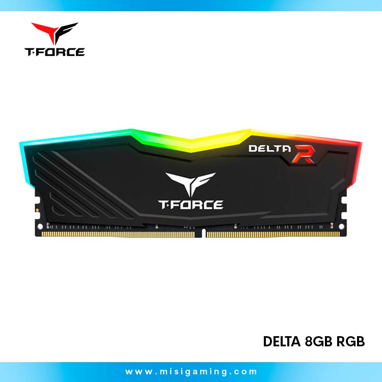 Memoria Ram T-Force Delta 8Gb Delta Rgb Ddr4 3200Mhz - CL 16