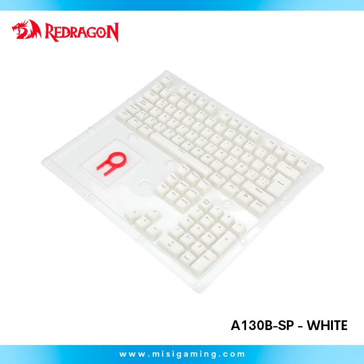 Keycaps Redragon Scarab - A130B-SP - White