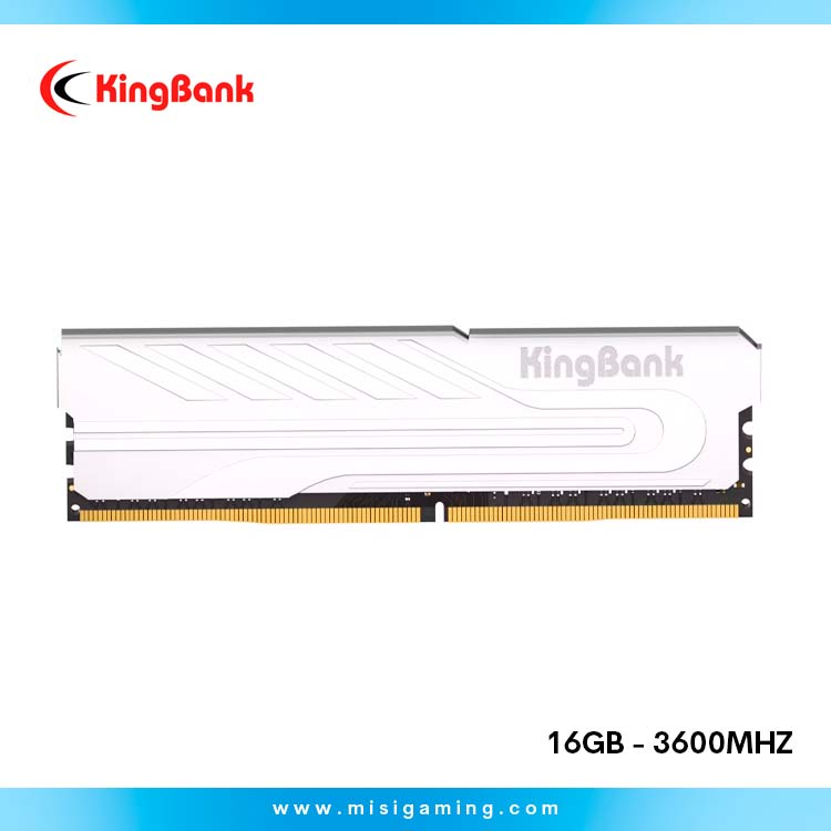 Memoria Ram KingBank 16Gb - 3600Mhz - White