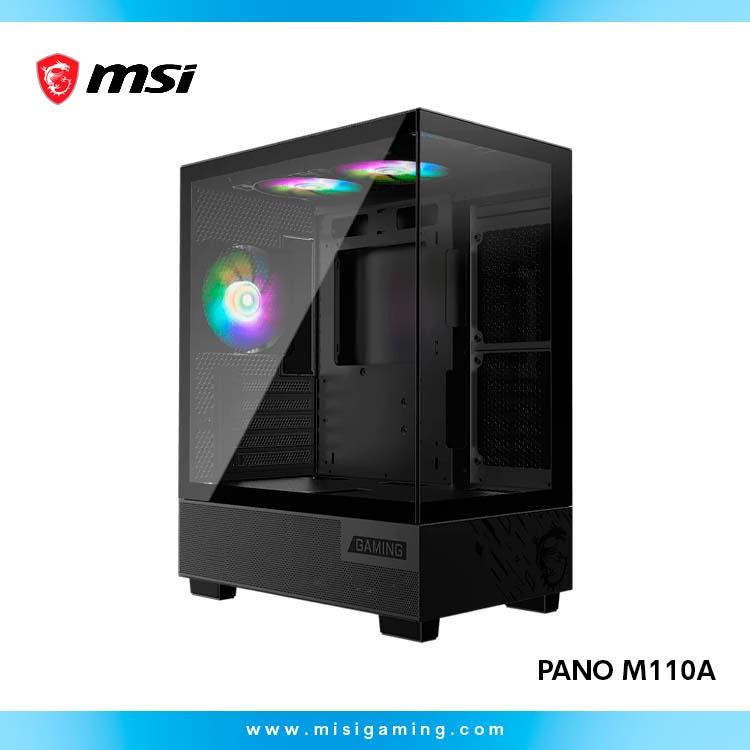 Case Msi Mag Pano M110A - M.ATX - Black