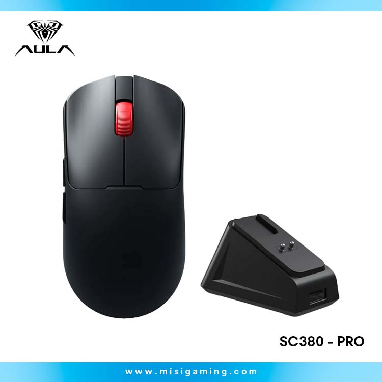 Mouse Aula Sc380 Pro - Inalámbrico - Black