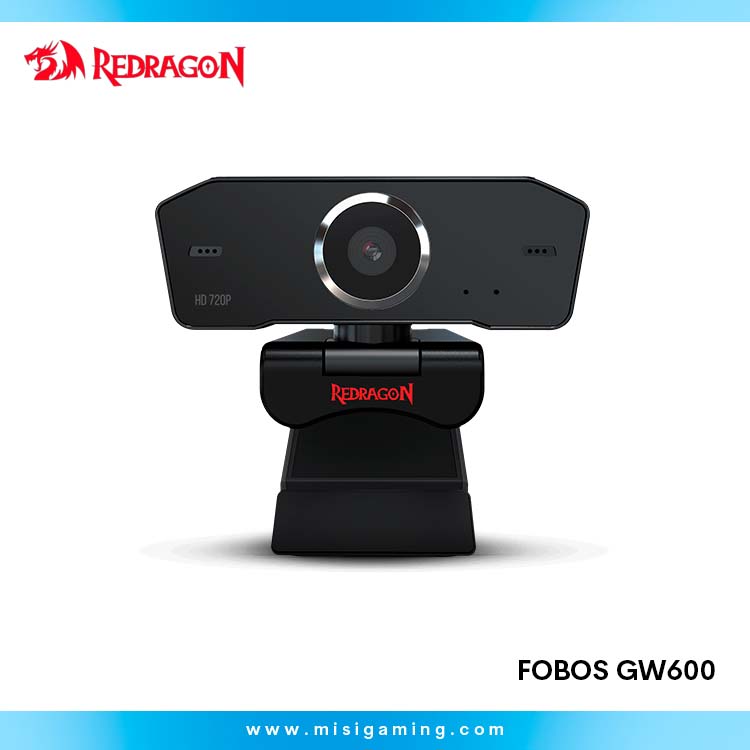 Cámara Web Redragon Fobos - 720P - USB - Black