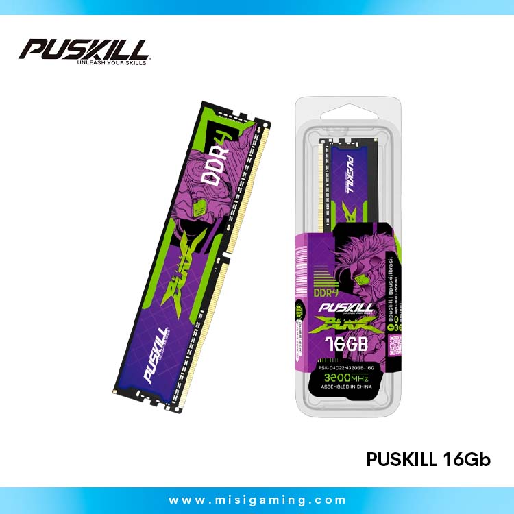 Memoria Ram Puskill 16Gb - 3200Mhz - Ddr4