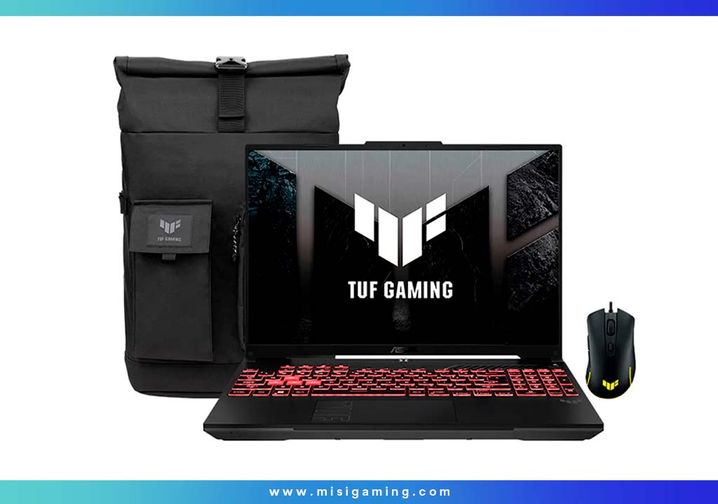 Laptop Asus Tuf Fx 607V - Procesador Intel Core i5 210H - Memoria Ram 16Gb - Almacenamiento 512Gb Ssd - Geforce Nvidia Rtx 3050 - 16.0" FHD - Con Mochila