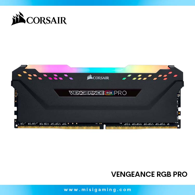 Memoria Ram Corsair Vengeance RGB Pro 8 Gb - 3200Mhz - Ddr4 - Black