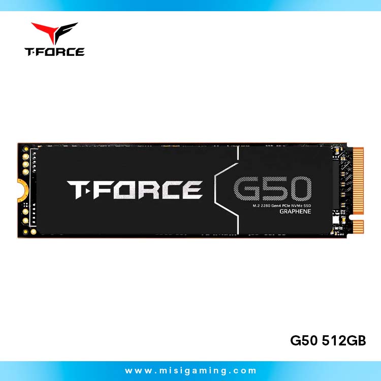 Almacenamiento T-Force G50 512Gb - 5000/4800Mbs -Ssd -M,2 Nvme