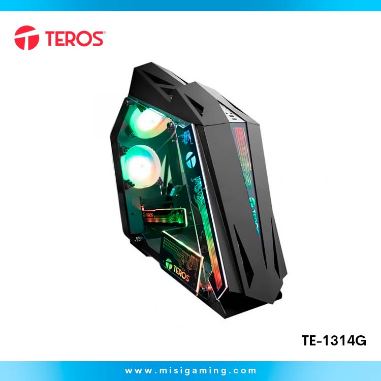 Case Teros Te-1314G - M.Atx - Black