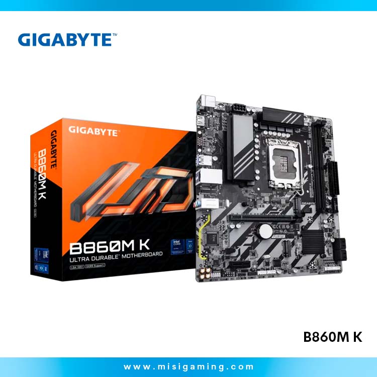 Motherboard Gigabyte B860M K - Intel Core Ultra Series - Lga1851 -Ddr5