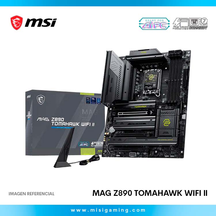 Motherboard Msi Mag Z890 Tomahawk Wifi II - Ddr5 - Intel Core Ultra Series - Lga 1851
