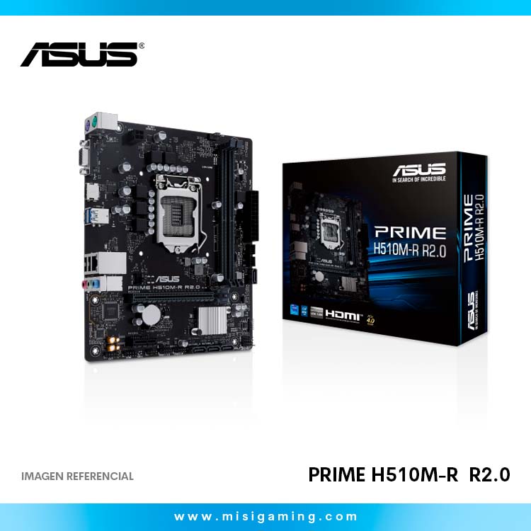Motherboard Asus Prime H510M-R R2.0 - Ddr4 - Intel Core Series - Lga 1200