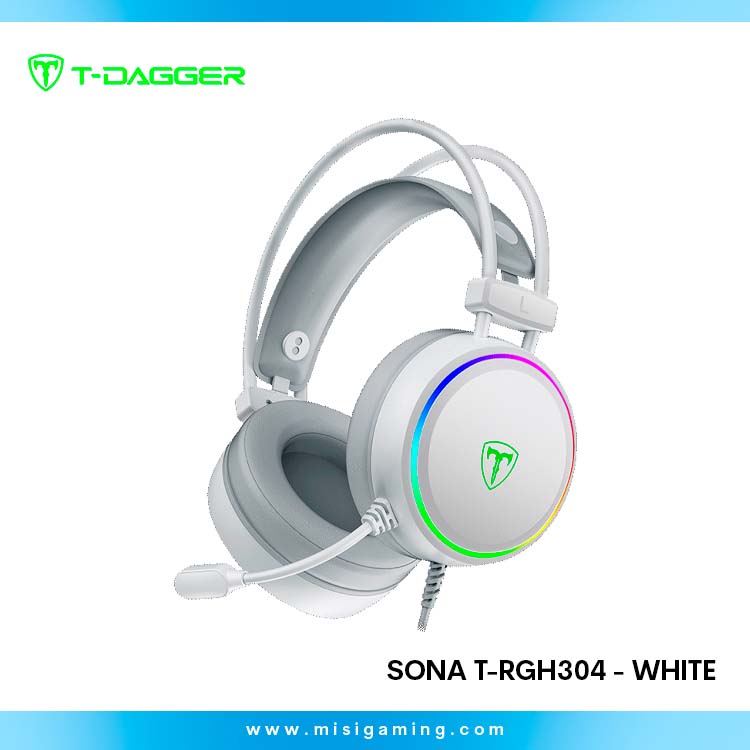 AURICULARES T-DAGGER SONA T-RGH304W WHITE