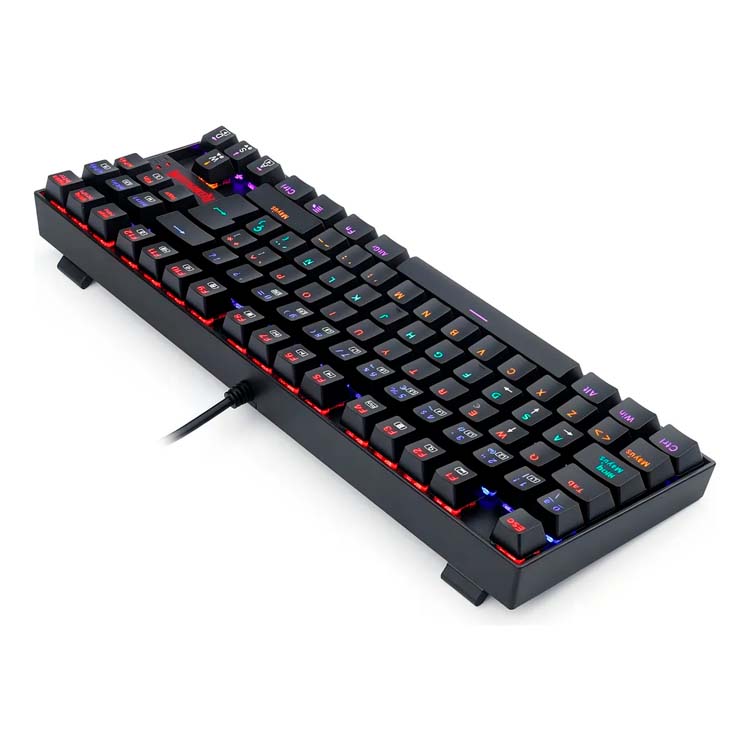 Teclado Mecanico Redragon Kumara - K552 - Switch Red - Raimbow - Black