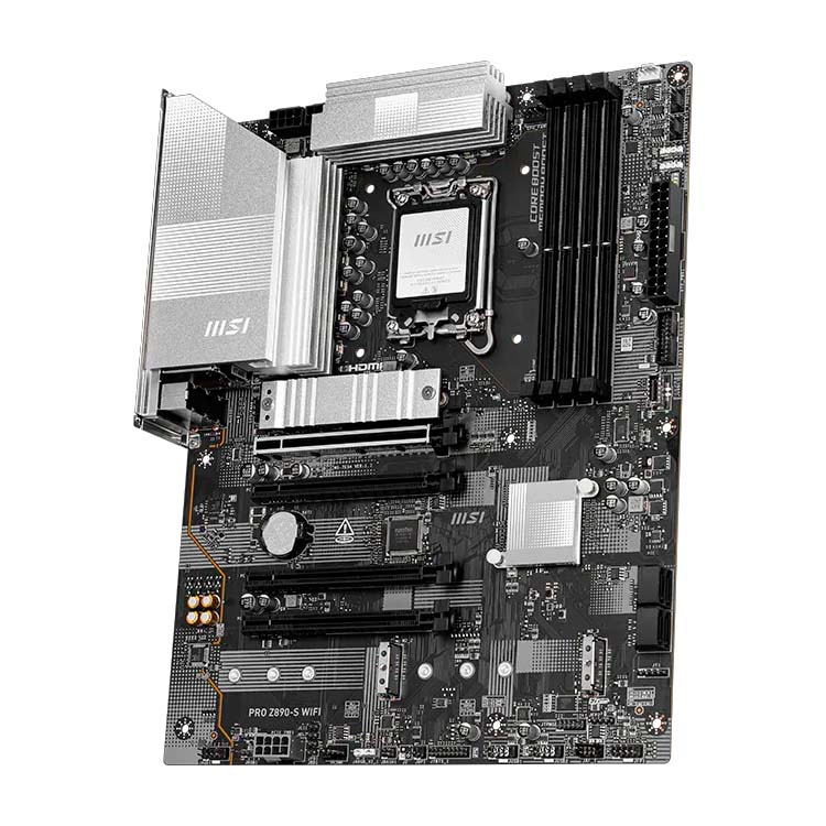 Motherboard MSI Pro Z890-S WIFI White - Intel Ultra series - Ddr5 - ATX