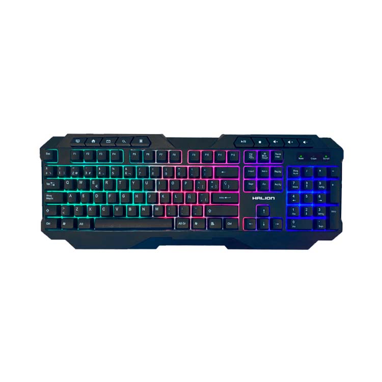 Kit Halion Mercury 404C - Teclado - Mouse - Audifono - Mouse Pad - Black